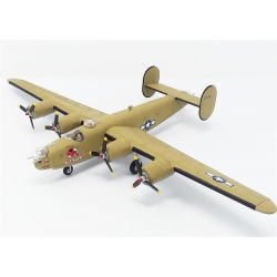 Model Plastikowy - ATLANTIS Models Samolot 1:92 B-24J Bomber Buffalo Bill with Swivel Stand - AMCH218